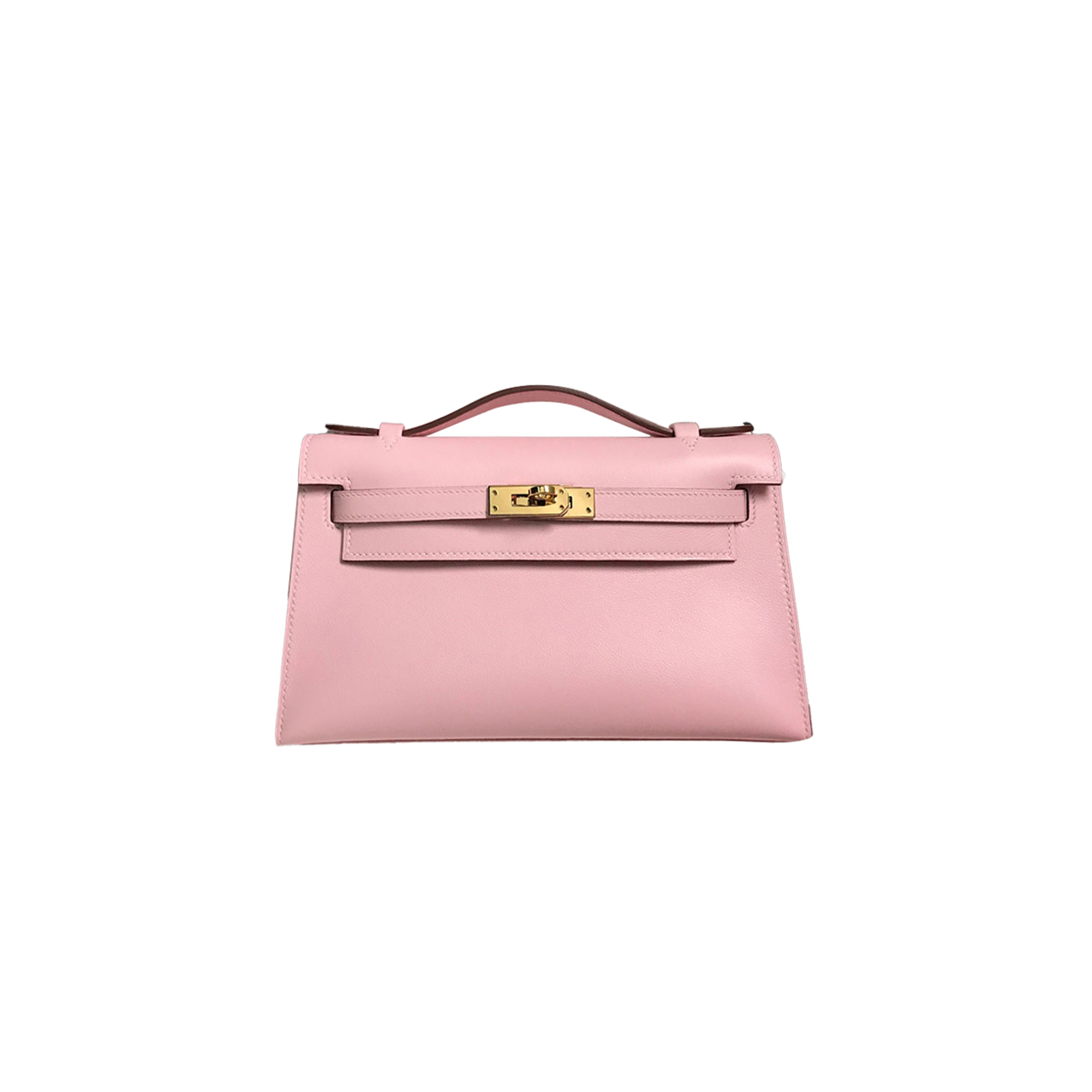 HERMÈS MASTER MINI KELLY SWIFT 3Q NEW SAKURA PINK (22*14*7cm) 